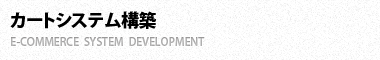 カートシステム構築